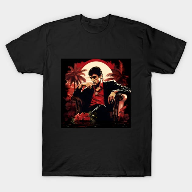 Tony Montana T-Shirt by WildPackDesign